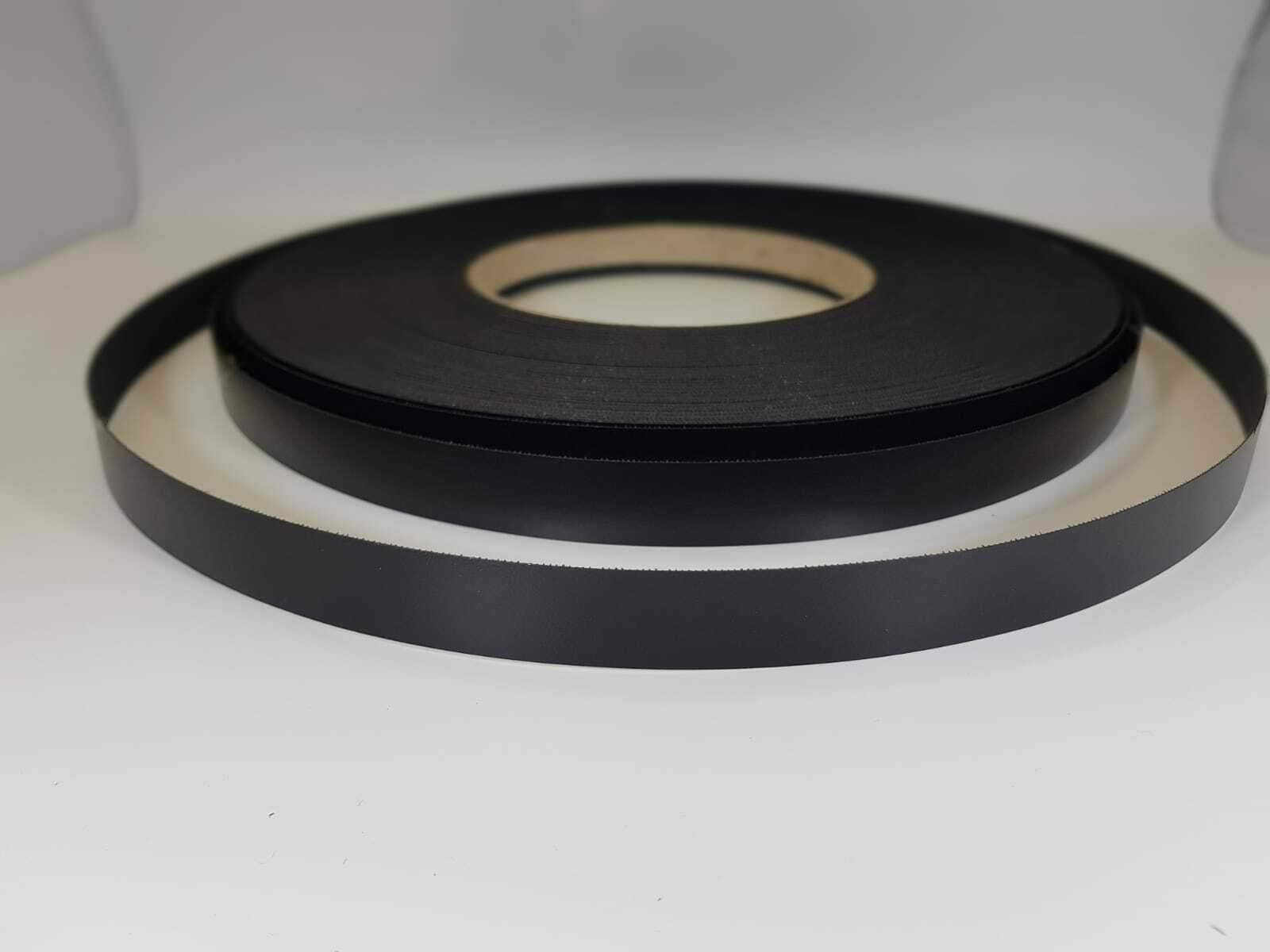 Edgebanding Edging Tape Iron-on Pre-Glued Melamine BLACK TEXTURED Edgebanding Edging Tape Iron-on Pre-Glued Melamine BLACK TEXTURED